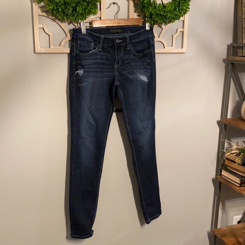 Kancan Estilo distressed ankle jeans